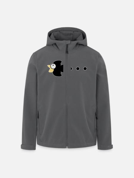 crow - Men’s Recycled Softshell Jacket by Stanley/Stella - black