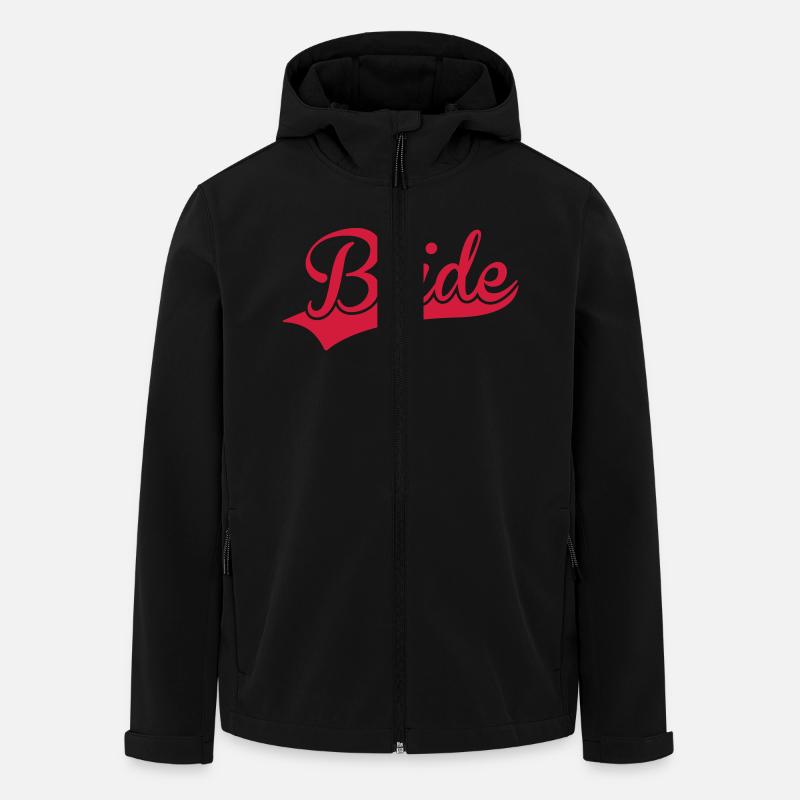 bride - Men’s Recycled Softshell Jacket by Stanley/Stella - black