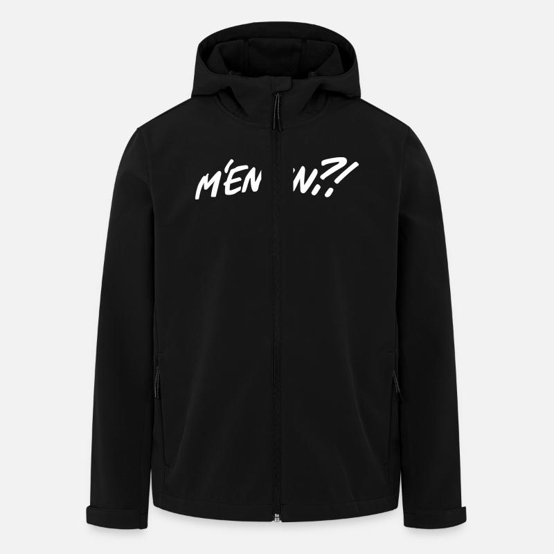 Menfin3 - Veste softshell homme en polyester recyclé Stanley/Stella - noir