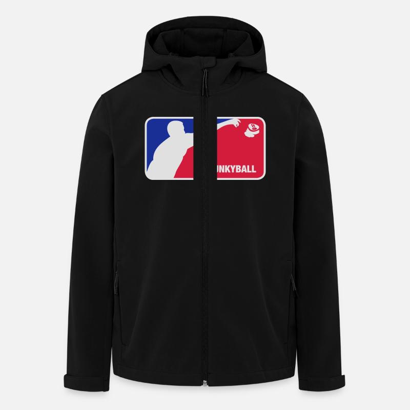 Flunkyball - Recycelte Männer Softshell-Jacke von Stanley/Stella - Schwarz