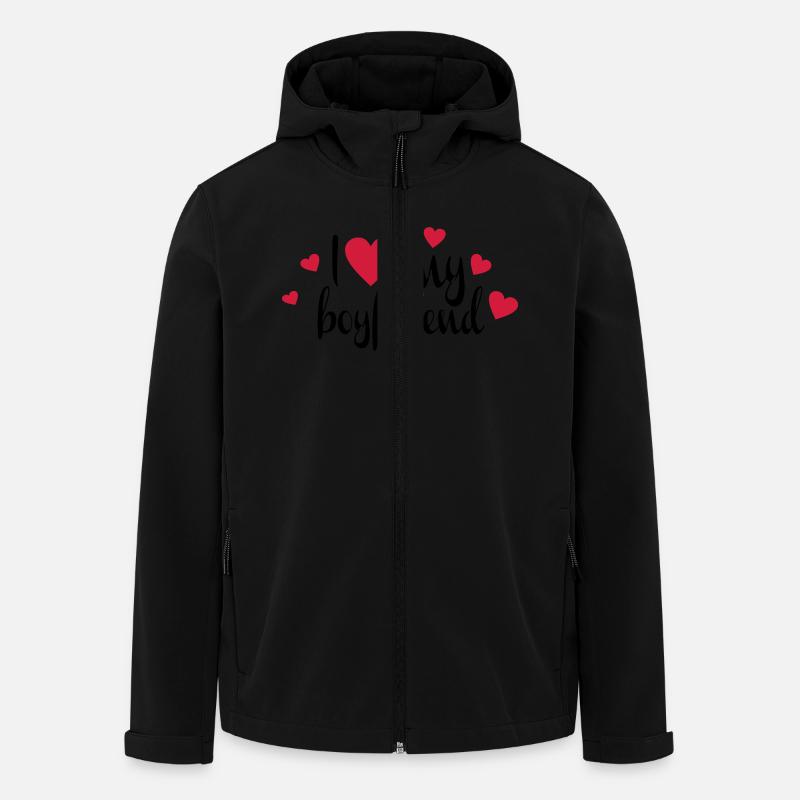 Freund - Recycelte Männer Softshell-Jacke von Stanley/Stella - Schwarz