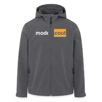 Model Scout - Recycelte Männer Softshell-Jacke von Stanley/Stella - Schwarz - Vorne - AI Model Male 185 light (185cm)