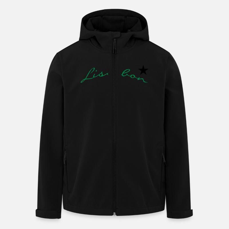 Lissabon (2c) - Men’s Recycled Softshell Jacket by Stanley/Stella - black