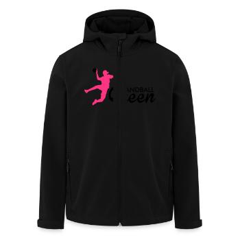handball queen - Recycelte Männer Softshell-Jacke von Stanley/Stella - Schwarz - Vorne - AI Model Male 185 light (185cm)