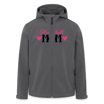 Handball Mom - Recycelte Männer Softshell-Jacke von Stanley/Stella - Schwarz - Vorne - AI Model Male 185 light (185cm)