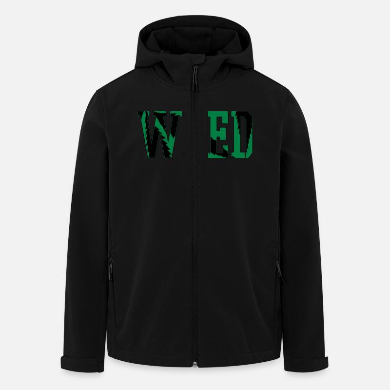 WEED - Veste softshell homme en polyester recyclé Stanley/Stella - noir