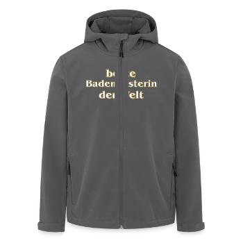 beste Bademeisterin der Welt - Recycelte Männer Softshell-Jacke von Stanley/Stella - Schwarz - Vorne - AI Model Male 185 light (185cm)