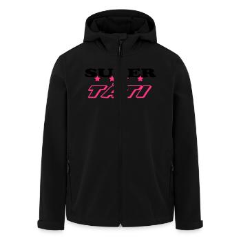 Super tati - Recycelte Männer Softshell-Jacke von Stanley/Stella - Schwarz - Vorne - AI Model Male 185 light (185cm)