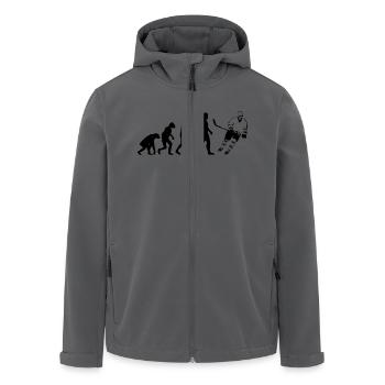 Eishockey - Recycelte Männer Softshell-Jacke von Stanley/Stella - Schwarz - Vorne - AI Model Male 185 light (185cm)