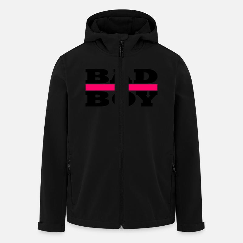 Bad Boy - Cool Boy - Recycelte Männer Softshell-Jacke von Stanley/Stella - Schwarz