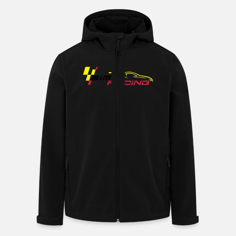 SIMRACING - eRacing - Veste softshell homme en polyester recyclé Stanley/Stella - noir