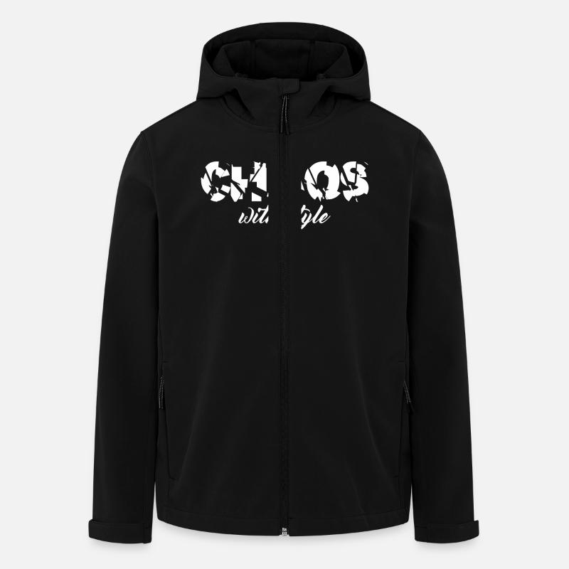 Chaos - avec style - Veste softshell homme en polyester recyclé Stanley/Stella - noir