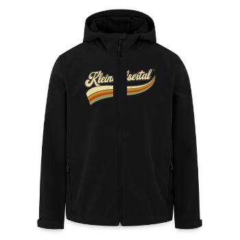 Kleinwalsertal Walsertal Österreich Allgäu Alpen - Recycelte Männer Softshell-Jacke von Stanley/Stella - Schwarz - Vorne - AI Model Male 185 light (185cm)