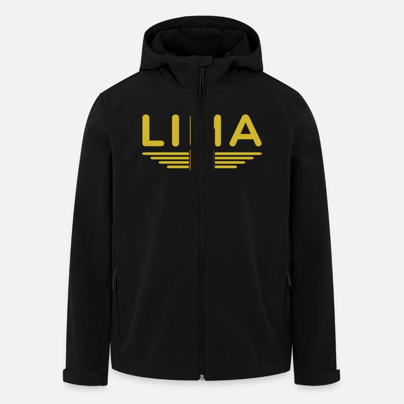 Lima Design – Experience Peru's Capital - Men’s Recycled Softshell Jacket by Stanley/Stella - black