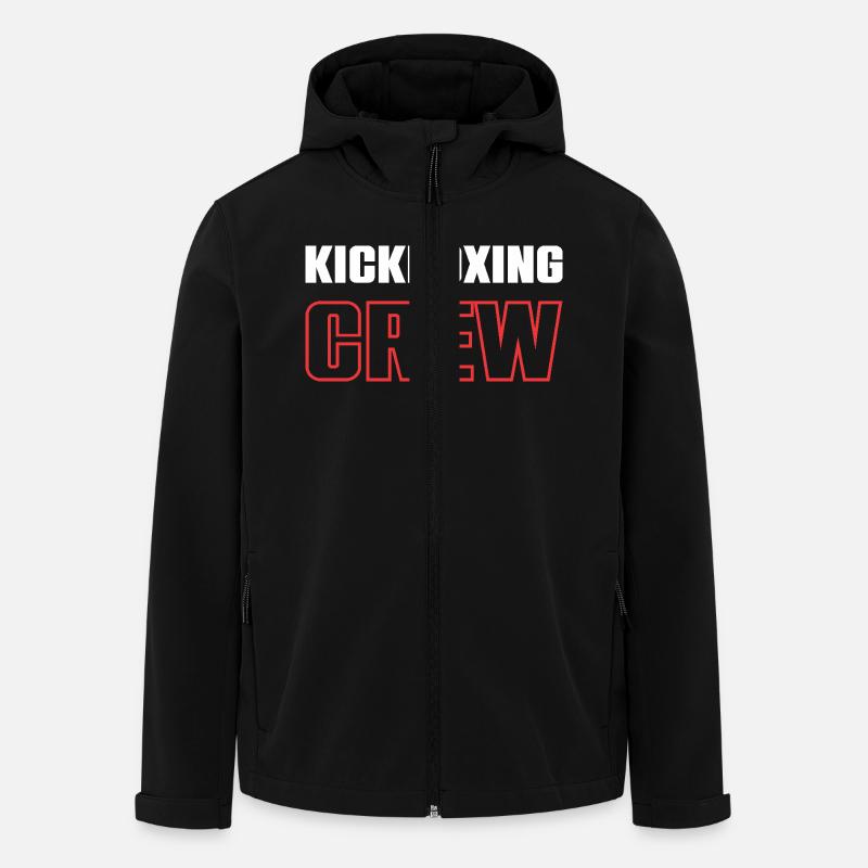 Équipe de kickboxing - Veste softshell homme en polyester recyclé Stanley/Stella - noir