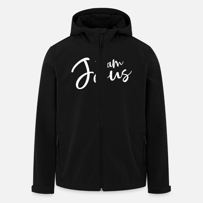 team jesus - Recycelte Männer Softshell-Jacke von Stanley/Stella - Schwarz
