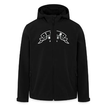 Équipier - Veste softshell homme en polyester recyclé Stanley/Stella - noir - Devant - AI Model Male 185 light (185cm)