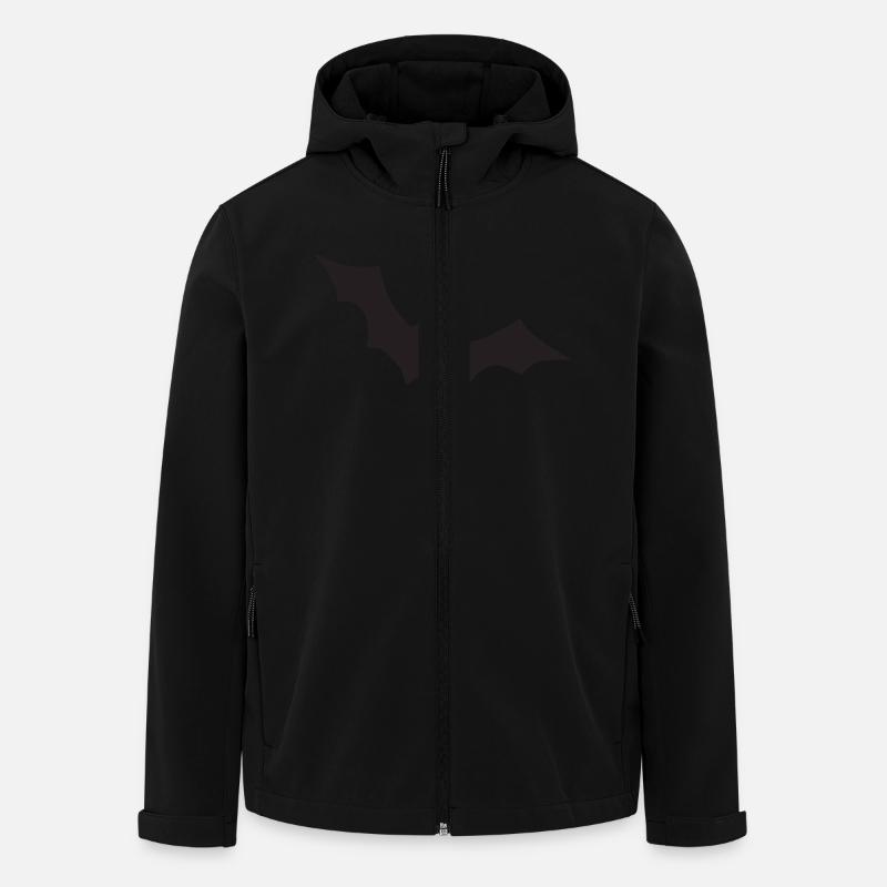 Chauve-souris - Halloween - Veste softshell homme en polyester recyclé Stanley/Stella - noir