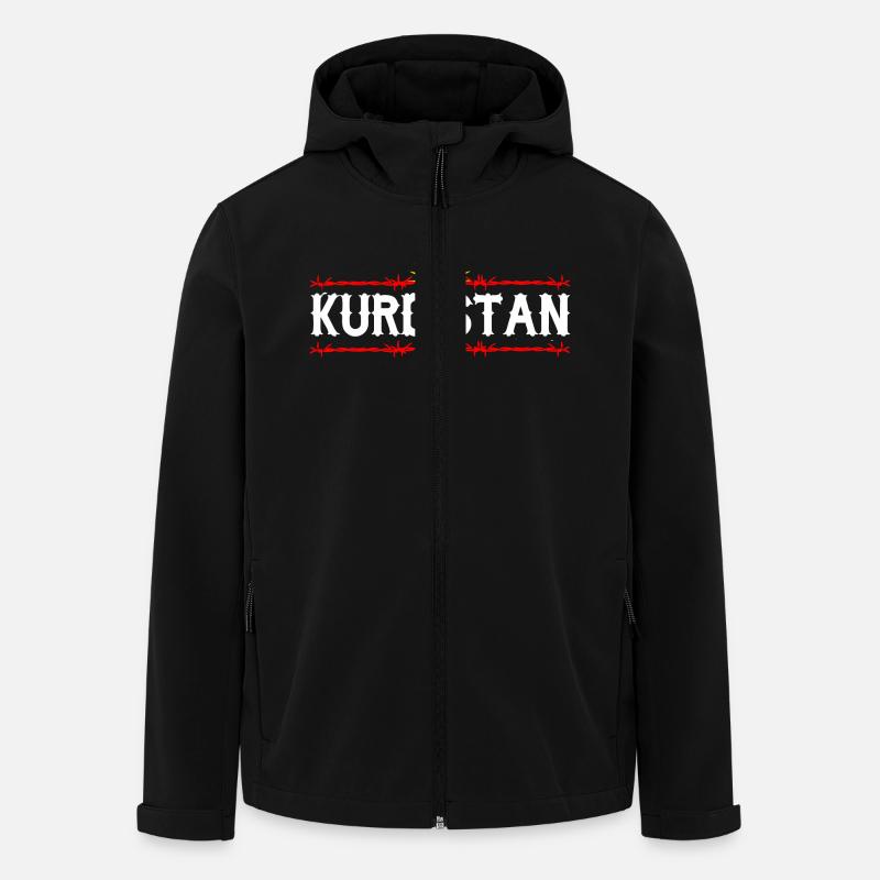 kurdistan free - Recycelte Männer Softshell-Jacke von Stanley/Stella - Schwarz