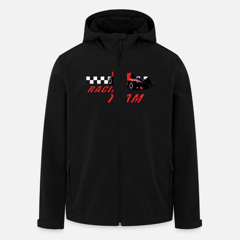 car_racer_d - Men’s Recycled Softshell Jacket by Stanley/Stella - black