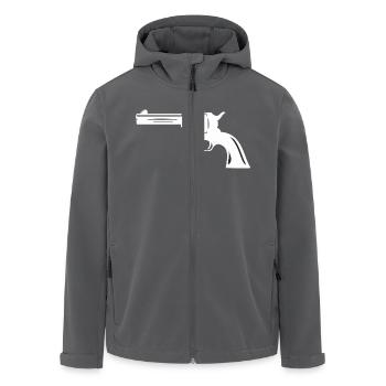 Colt - Recycelte Männer Softshell-Jacke von Stanley/Stella - Schwarz - Vorne - AI Model Male 185 light (185cm)