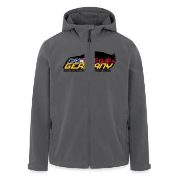 Nascar Freaks Germany - Recycelte Männer Softshell-Jacke von Stanley/Stella - Schwarz - Vorne - AI Model Male 185 light (185cm)