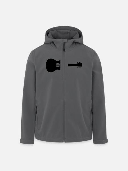 Ukulele - Recycelte Männer Softshell-Jacke von Stanley/Stella - Schwarz