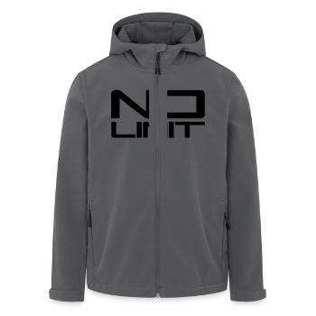 No Limit Design - Veste softshell homme en polyester recyclé Stanley/Stella - noir - Devant - AI Model Male 185 light (185cm)