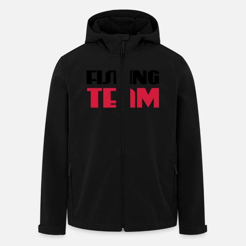 Fishing Team - Men’s Recycled Softshell Jacket by Stanley/Stella - black