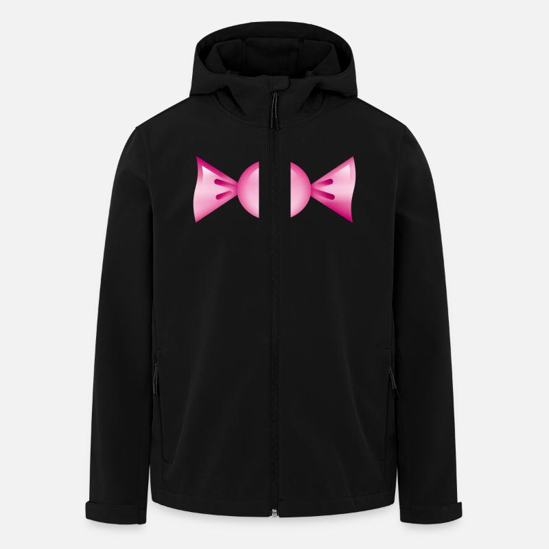 Smiley Candy - Men’s Recycled Softshell Jacket by Stanley/Stella - black