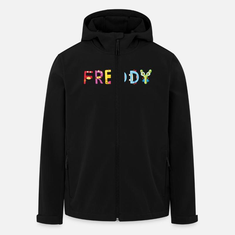 Freddy - Recycelte Männer Softshell-Jacke von Stanley/Stella - Schwarz