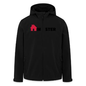 Hausmeister - Recycelte Männer Softshell-Jacke von Stanley/Stella - Schwarz - Vorne - AI Model Male 185 light (185cm)
