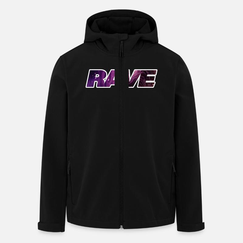 RAVE - Recycelte Männer Softshell-Jacke von Stanley/Stella - Schwarz