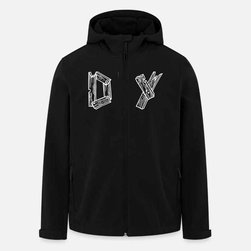 DIY - do it yourself - Men’s Recycled Softshell Jacket by Stanley/Stella - black