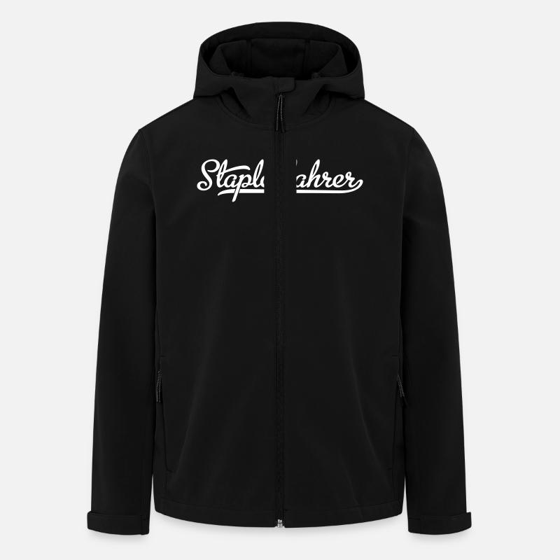 Staplerfahrer - Recycelte Männer Softshell-Jacke von Stanley/Stella - Schwarz