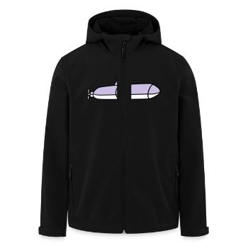 sous-marin Plongée sous-marine Plongée Capitaine de sous-marin - Veste softshell homme en polyester recyclé Stanley/Stella - noir - Devant - AI Model Male 185 light (185cm)