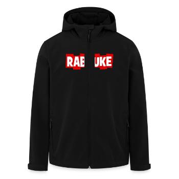 Rabauke - ungehobelter Mensch - ungezogenes Kind - Recycelte Männer Softshell-Jacke von Stanley/Stella - Schwarz - Vorne - AI Model Male 185 light (185cm)