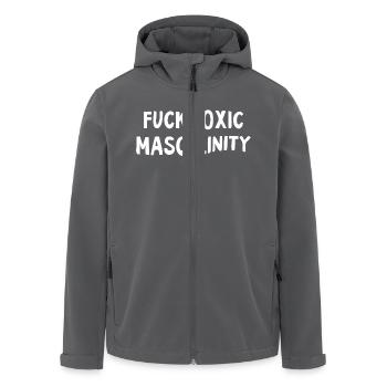 Feminismus Spruch Geschenk Vintage Emanzipation - Recycelte Männer Softshell-Jacke von Stanley/Stella - Schwarz - Vorne - AI Model Male 185 light (185cm)