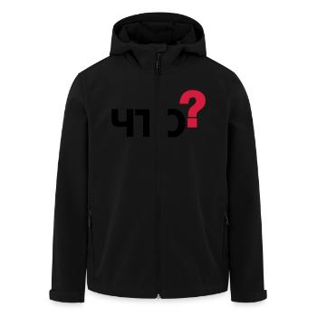 Was? (Russisch) - Recycelte Männer Softshell-Jacke von Stanley/Stella - Schwarz - Vorne - AI Model Male 185 light (185cm)