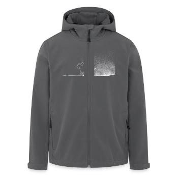 Reiter - Recycelte Männer Softshell-Jacke von Stanley/Stella - Schwarz - Vorne - AI Model Male 185 light (185cm)