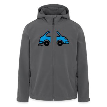 Auto (k) - Men’s Recycled Softshell Jacket by Stanley/Stella - black - Front - AI Model Male 185 light (185cm)