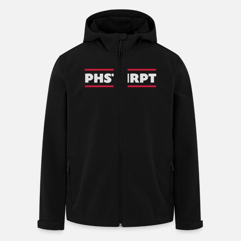 PHYSIOTHERAPEUT - Recycelte Männer Softshell-Jacke von Stanley/Stella - Schwarz