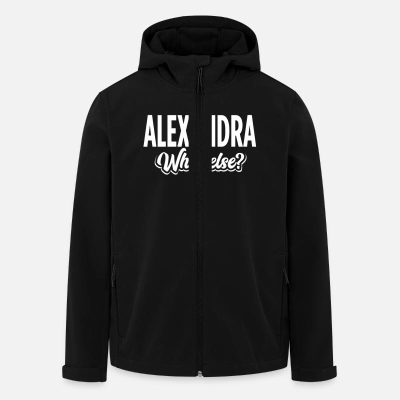 ALEXANDRA - we - Recycelte Männer Softshell-Jacke von Stanley/Stella - Schwarz