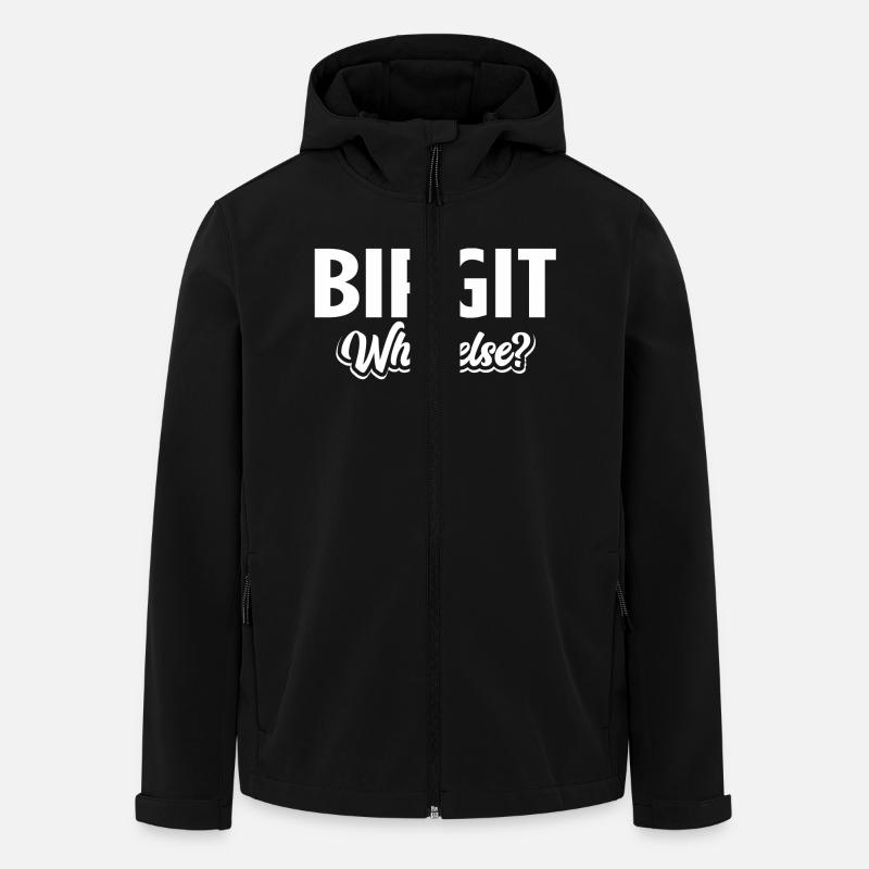 BIRGIT - we - Recycelte Männer Softshell-Jacke von Stanley/Stella - Schwarz