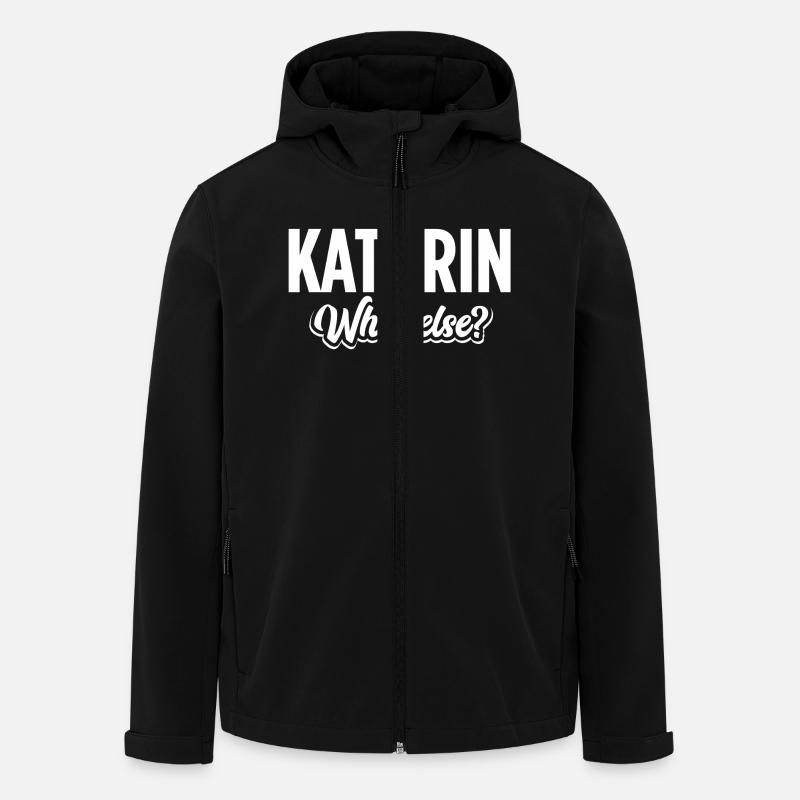 KATHRIN - we - Recycelte Männer Softshell-Jacke von Stanley/Stella - Schwarz