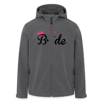 the bride - Recycelte Männer Softshell-Jacke von Stanley/Stella - Schwarz - Vorne - AI Model Male 185 light (185cm)