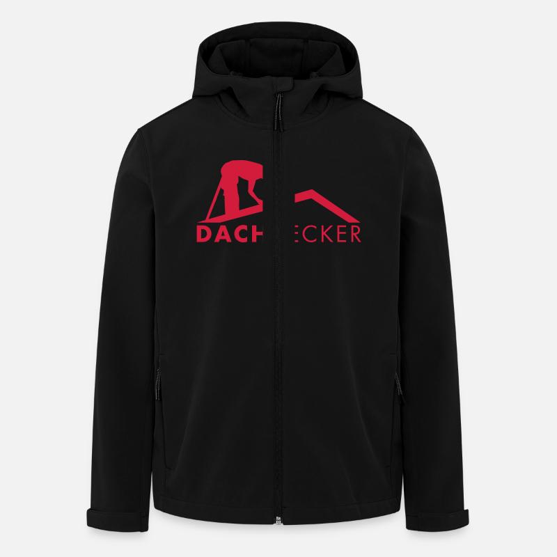 Roofers - Men’s Recycled Softshell Jacket by Stanley/Stella - black