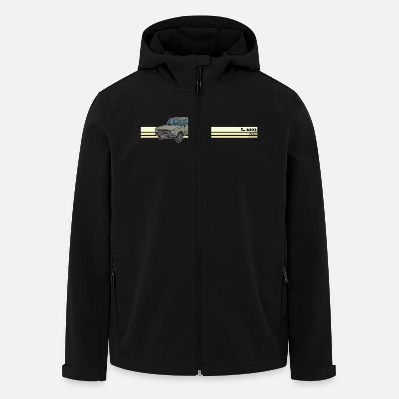 lada - Men’s Recycled Softshell Jacket by Stanley/Stella - black