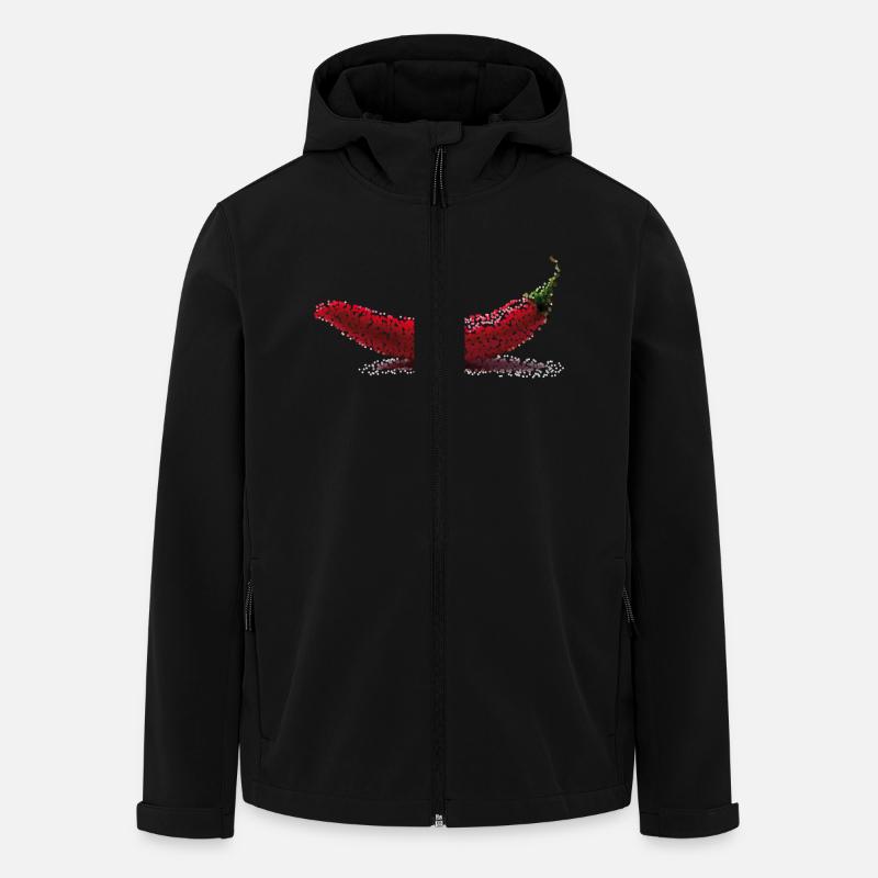Peperoni - Recycelte Männer Softshell-Jacke von Stanley/Stella - Schwarz
