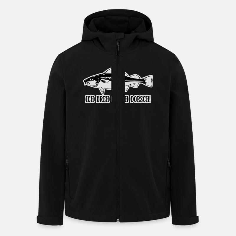 I turn equal to cod! - Men’s Recycled Softshell Jacket by Stanley/Stella - black